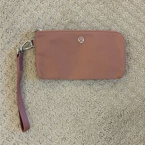 lululemon athletica Mauve Wristlet Clutch